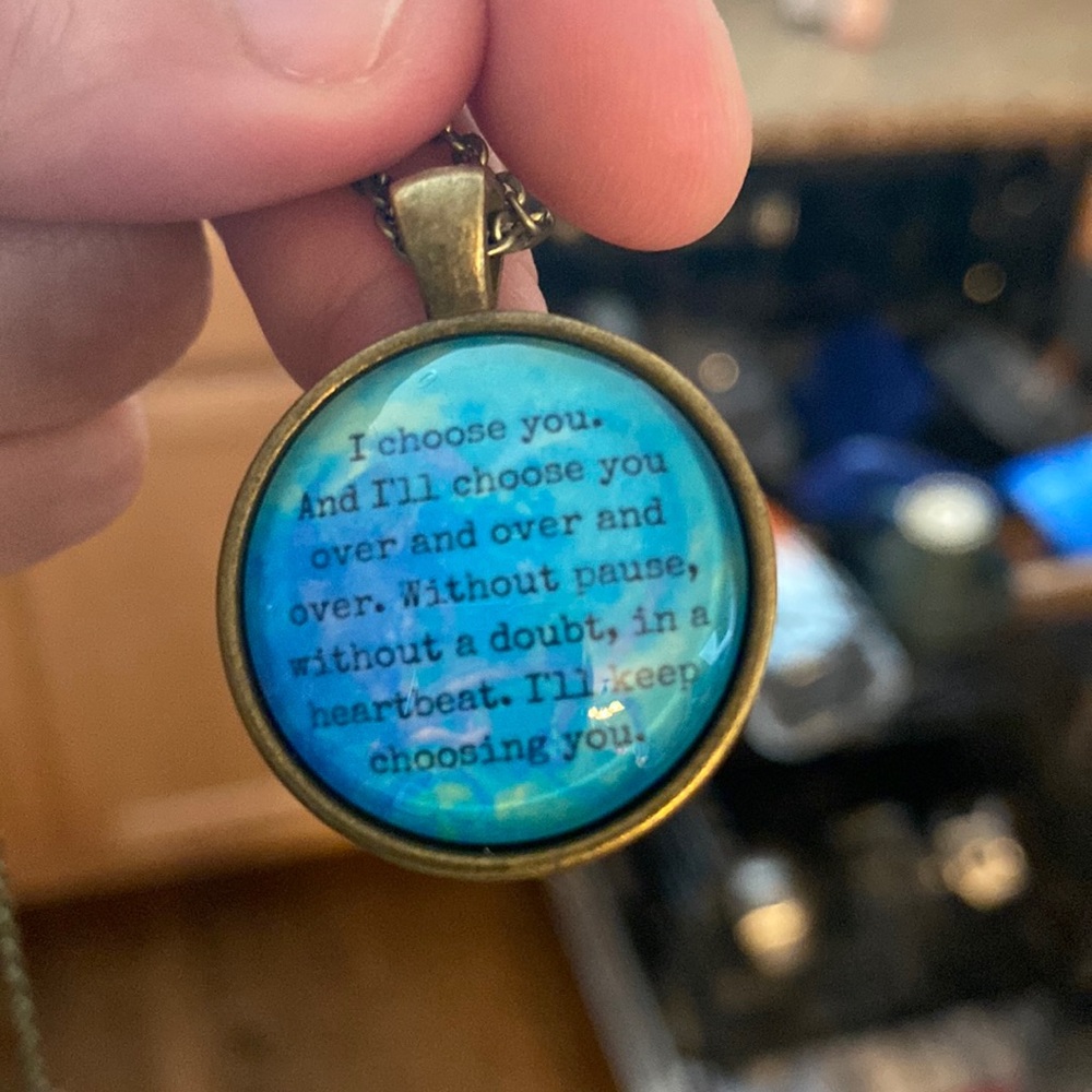 NWB Handcrafted I Choose You Necklace